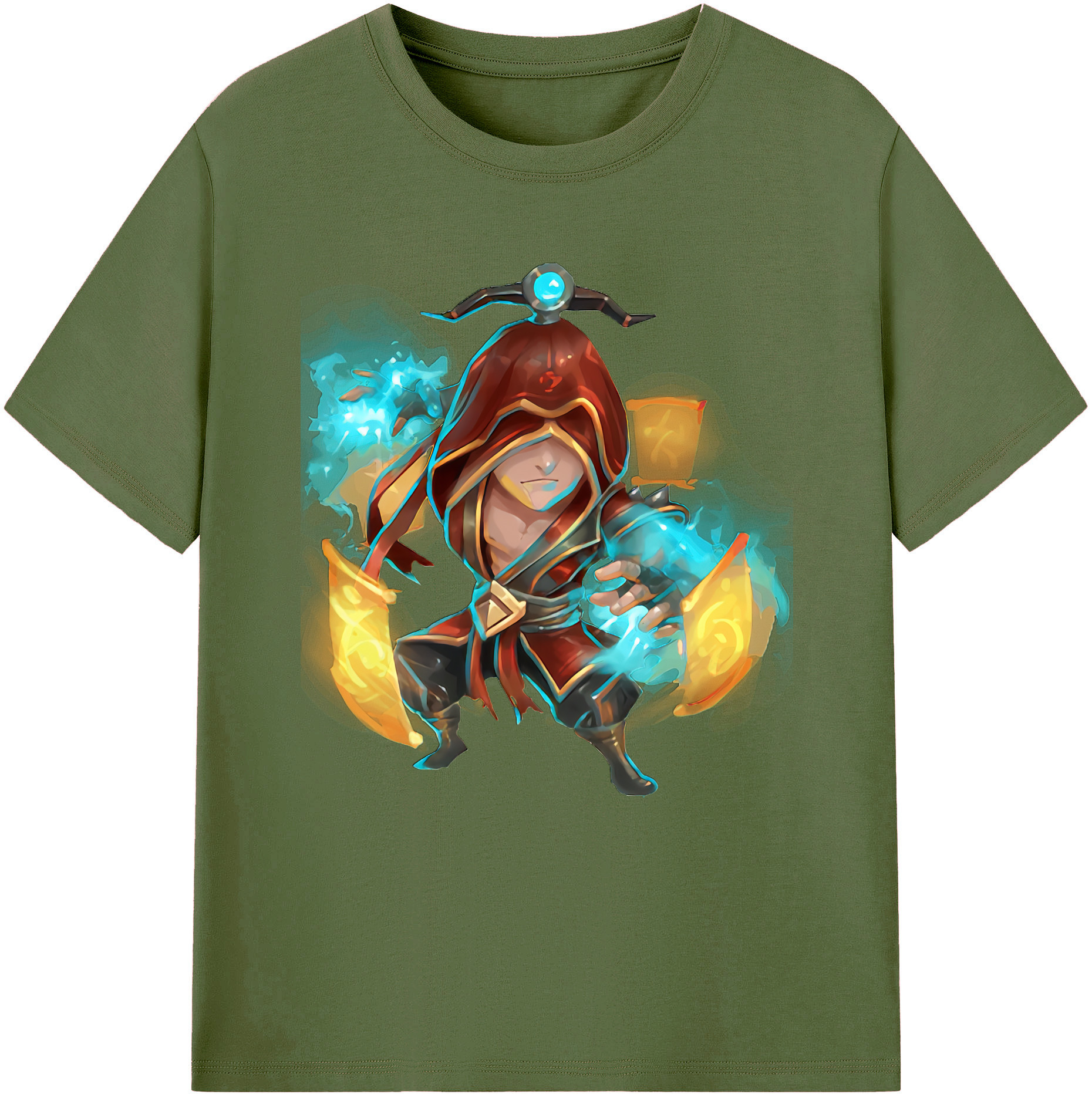 リーグ・オブ・レジェンド League of Legends LOL 綿100％半袖Tシャツ（フロントプリント）